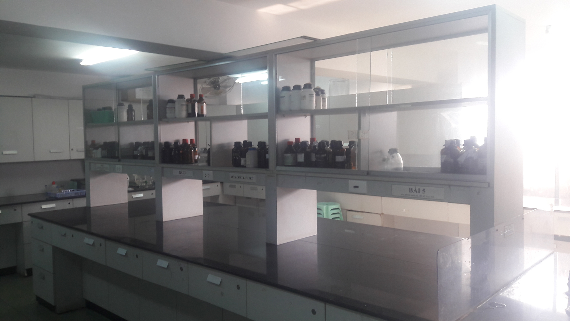 CÁC PHÒNG THÍ NGHIỆM BỘ MÔN ĐANG QUẢN LÝ